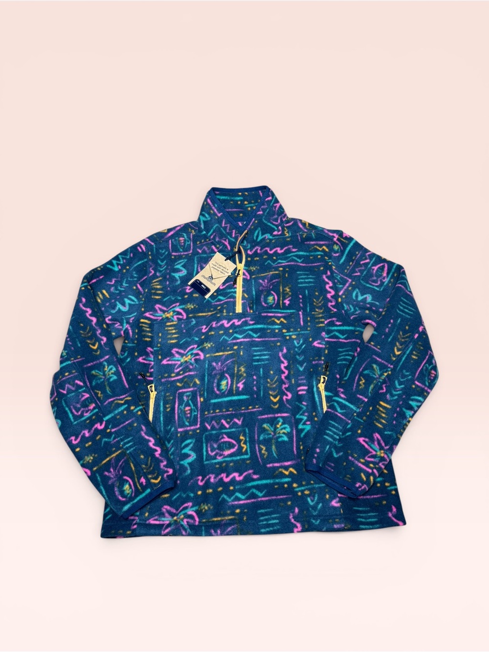 Chubbies Men's Quarter-Zip Fleece Pullover